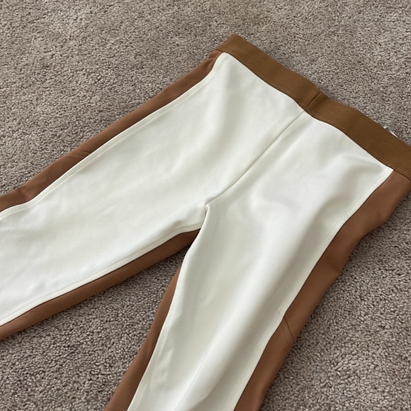 Bcbg maxazria white and brown riding leggings size XS - Picture 4 of 4